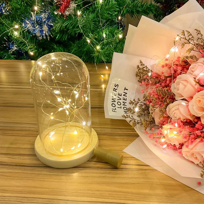 Garrafa Decorativa com Iluminação LED Natalina