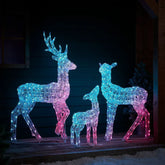 Conjunto de Renas com Iluminação LED RGB Inteligente e Controle via Wi-Fi – Inovação e Elegância para Seu Natal