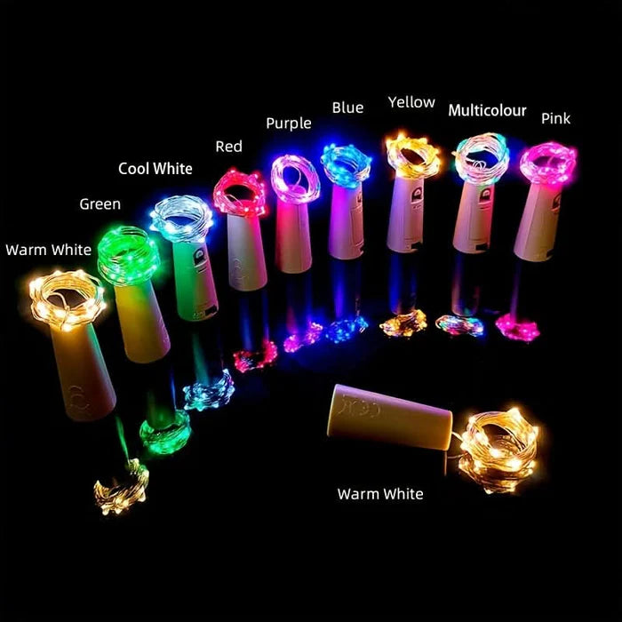 Garrafa Decorativa com Iluminação LED Natalina