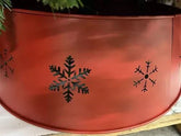 Saia Decorativa com Base de Ferro para Árvore de Natal - 70x60x25
