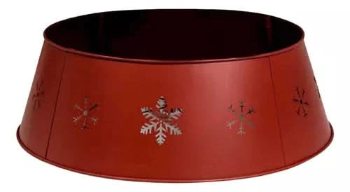 Saia Decorativa com Base de Ferro para Árvore de Natal - 70x60x25