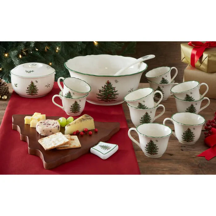 Conjunto Natalino de Porcelana – 10 Peças