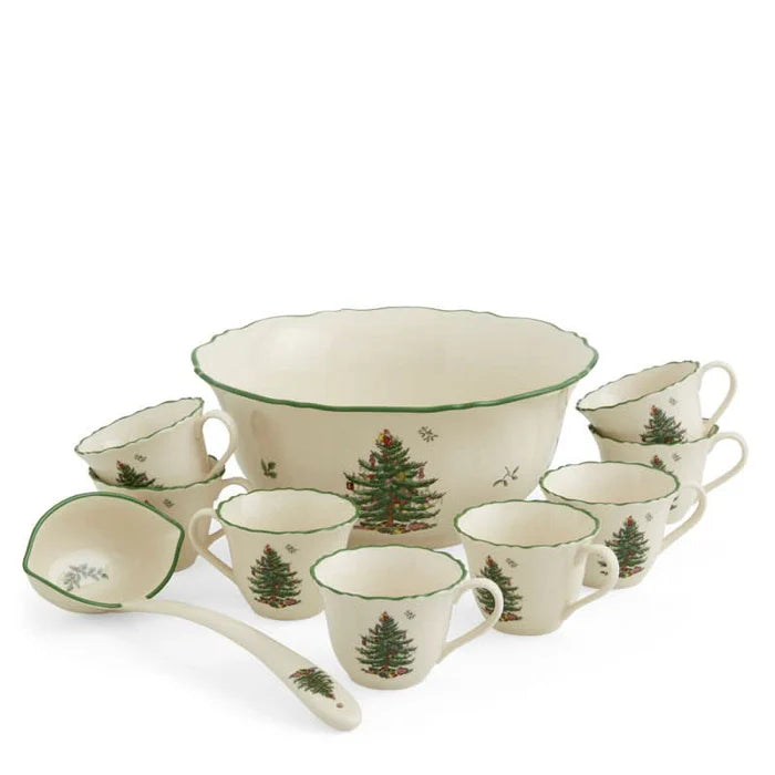Conjunto Natalino de Porcelana – 10 Peças