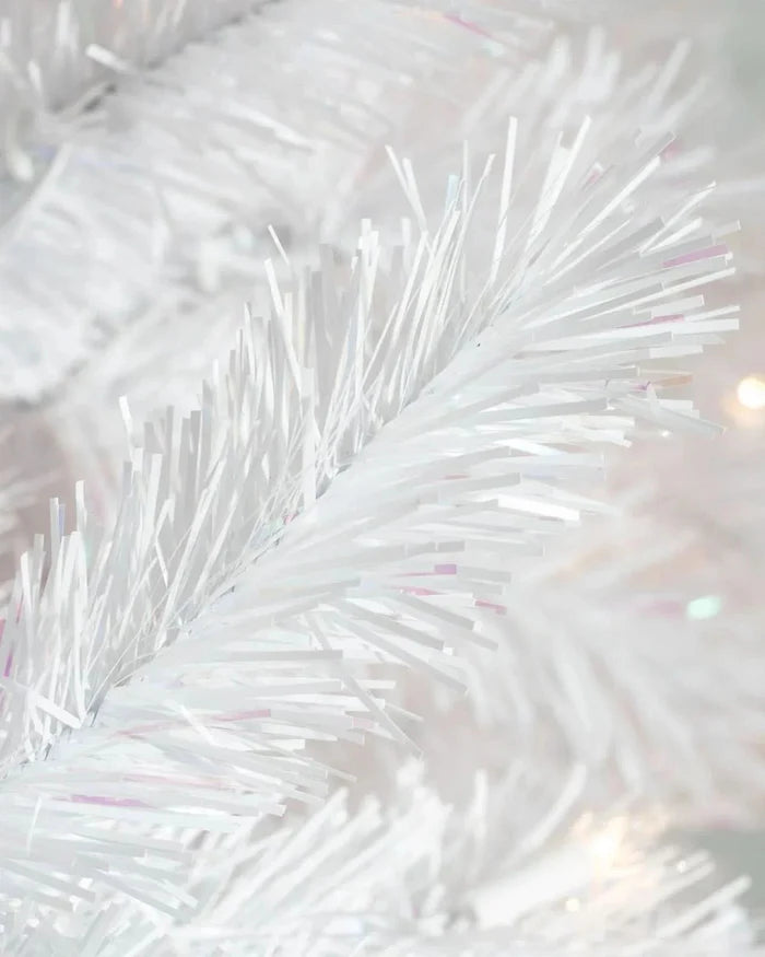 Árvore de Natal Branca Classic com Luzes LED Embutidas