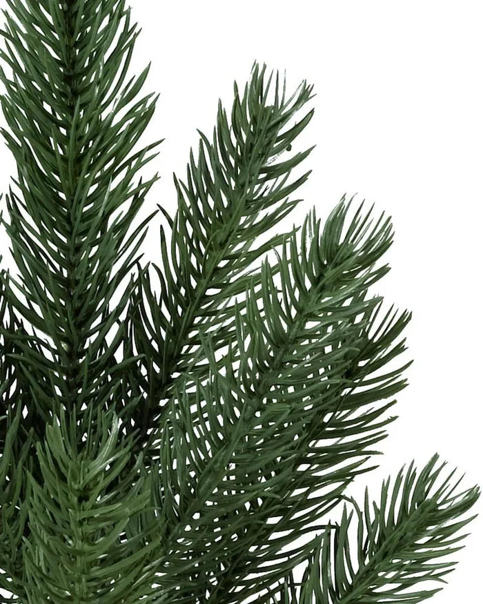Árvore de Natal Fir com Luzes LED Coloridas Embutidas e Base Metálica