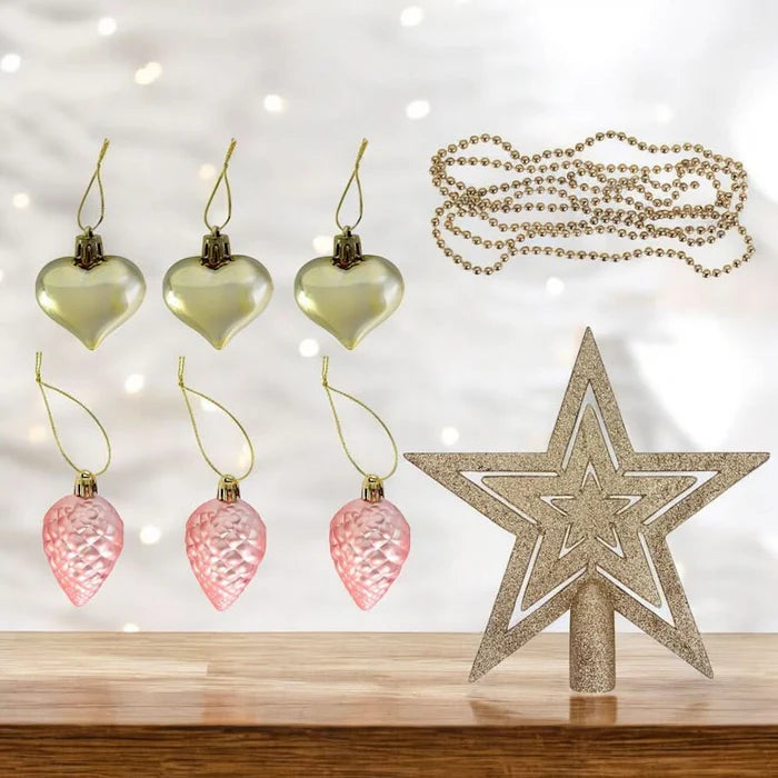 Kit Decorativo com 38 Enfeites -  Perfeito para sua Decoração Festiva