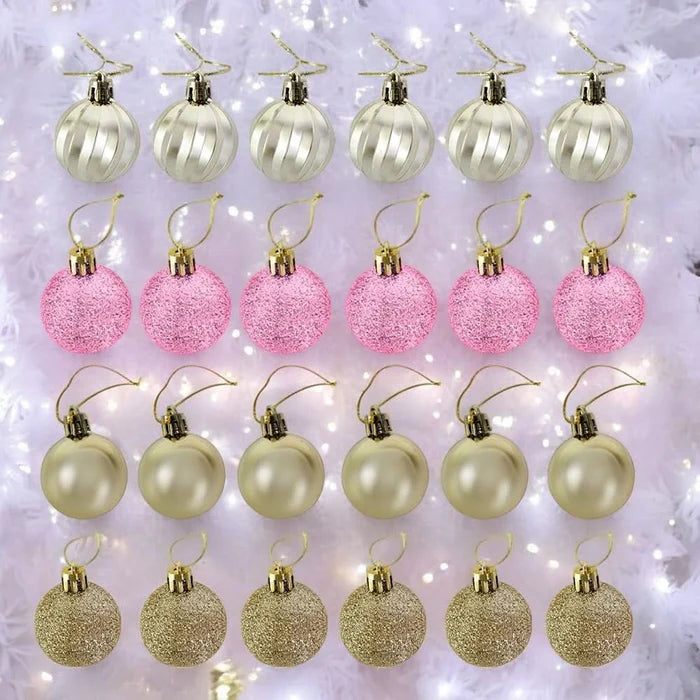 Kit Decorativo com 38 Enfeites -  Perfeito para sua Decoração Festiva