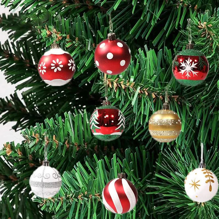 Kit com 6 Bolas de Natal Decorativas