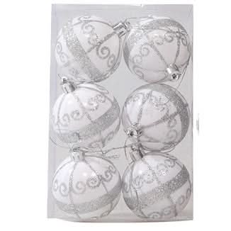 Kit com 6 Bolas de Natal Decorativas