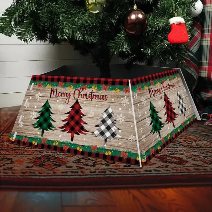 Saia para Árvore de Natal com Base em PVC - Medidas: 55x42x25 cm