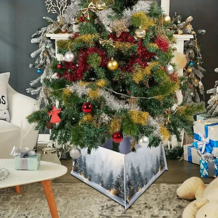 Saia para Árvore de Natal com Estrutura em PVC - Dimensões: 55x42x25 cm