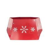 Saia de Árvore de Natal em Metal - Dimensões: 60x42 cm