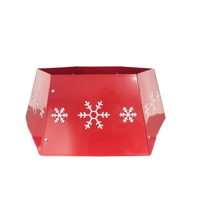 Saia de Árvore de Natal em Metal - Dimensões: 60x42 cm