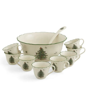 Conjunto Natalino de Porcelana – 10 Peças