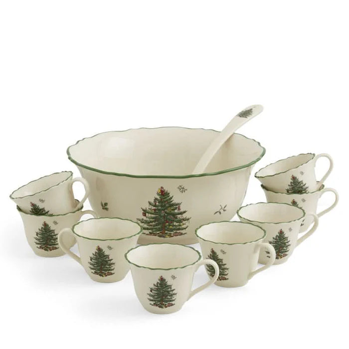 Conjunto Natalino de Porcelana – 10 Peças