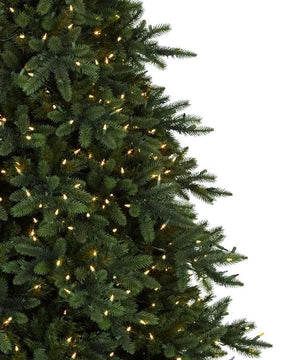 Árvore de Natal California Baby Redwood com Luzes LED Embutidas e Base Metálica