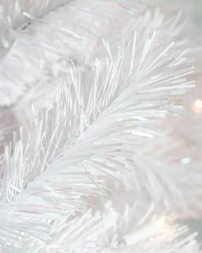 Árvore de Natal Branca Classic com Luzes LED Embutidas