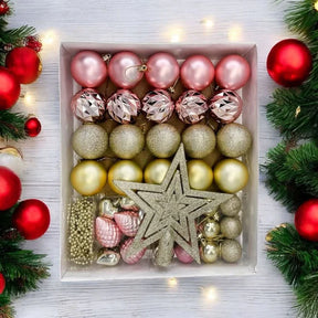 Kit Decorativo com 38 Enfeites -  Perfeito para sua Decoração Festiva