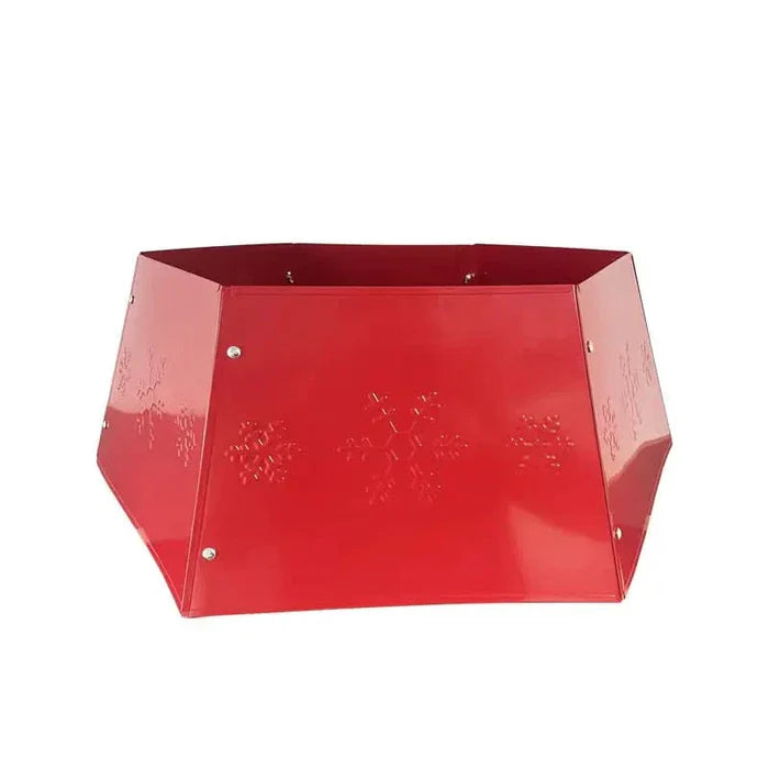 Saia de Árvore de Natal em Metal - Dimensões: 60x42 cm