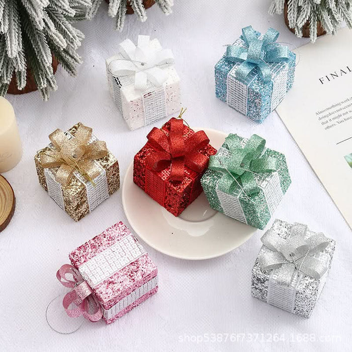 Conjunto com 9 Bolas de Natal de 8 cm -  Elegância e Cor para sua Decoração